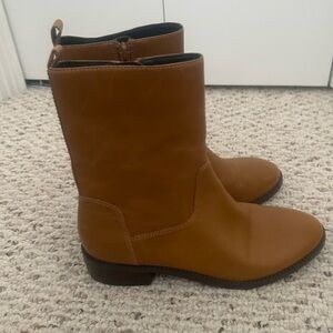 Salvia camel color low calf boots Size 27